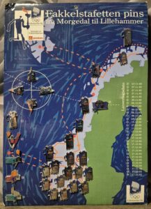 Fakkelstafetten pins - Komplett sett
