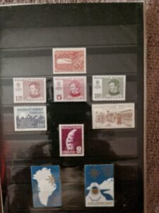 Frimerker fra Grønland kolleksjon 1978 og 1979