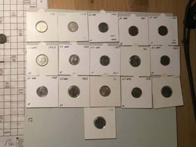25 ØRER 1958-1973 i fin kvalitet