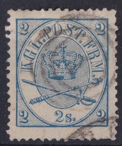AFA 11, 2 skilling, krone scepter, stpl., Mi €30,00