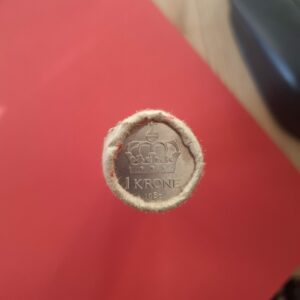 1 KRONE RULL ORGINALPAKKET 1980