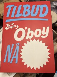 Plakat Freia Oboy