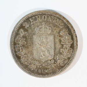 Oskar II 2-kroner 1900 Est KV. 1+ Lotnr. 2