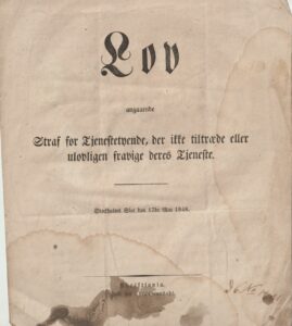 2 stk Lover fra Kong OSCAR 1848. + porto