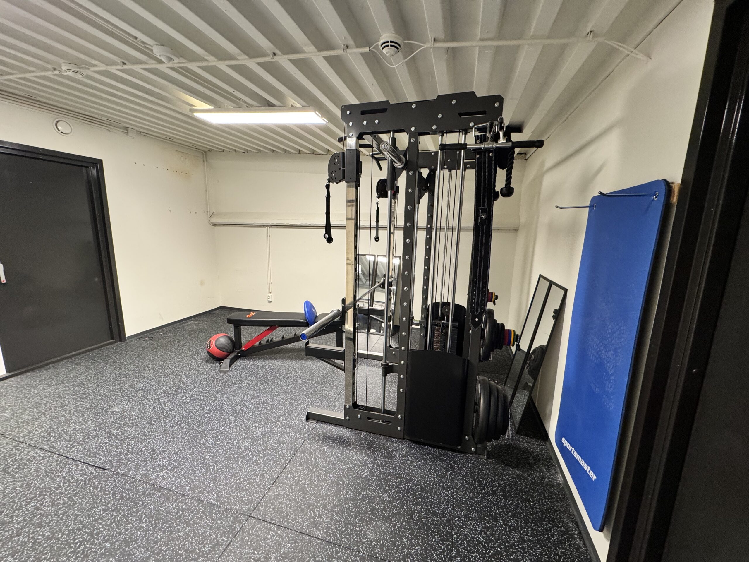 Pivot FSR400 Cable Smith Rack – lite brukt – inkl. medisinball, speil og veggmatte