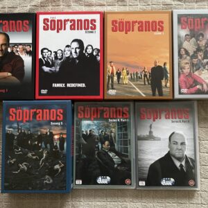 Sopranos - hele serien - sesong 1, 2, 3, 4, 5, 6 del 1, 6 del 2