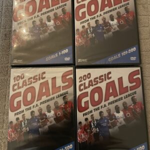 500 Classic goals from the premier league - 3 av 4 er nye i plast