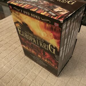 Europa i krig - 7 DVD boks - utgått nordisk boxset - fra D-dag til Berlin