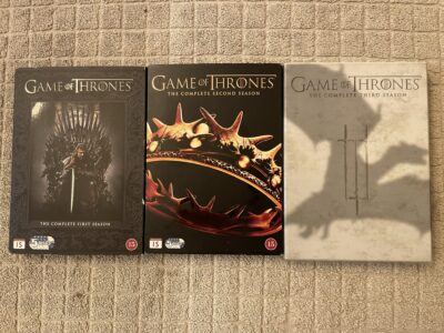 Game of thrones - sesong 1 til å med 3 (3 sesonger)
