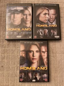 Homeland - sesong 1 til å med 3 (3 sesonger)