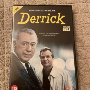 Derrick - sesong 1985 - 5 disc - veldig vanskelig å finne med norsk tekst