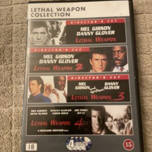 Lethal weapon collection - 4 første filmene - 4 disc