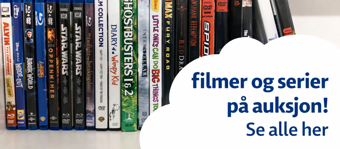 Filmer og serier på auksjon
