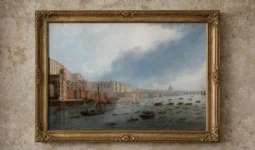 Et sjeldent øyenvitnemaleri av Lord Nelsons gravferdsprosesjon skapte stor interesse på auksjon i London. Verket, malt kort tid etter hendelsen, ble solgt for over 200 000 kroner og bekrefter Nelsons varige ikonstatus.