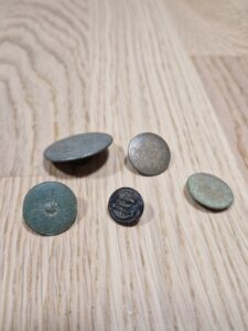 Knapper fra 1800/1900 tallet