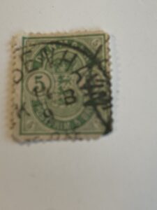 Dansk frimerke fra 1800