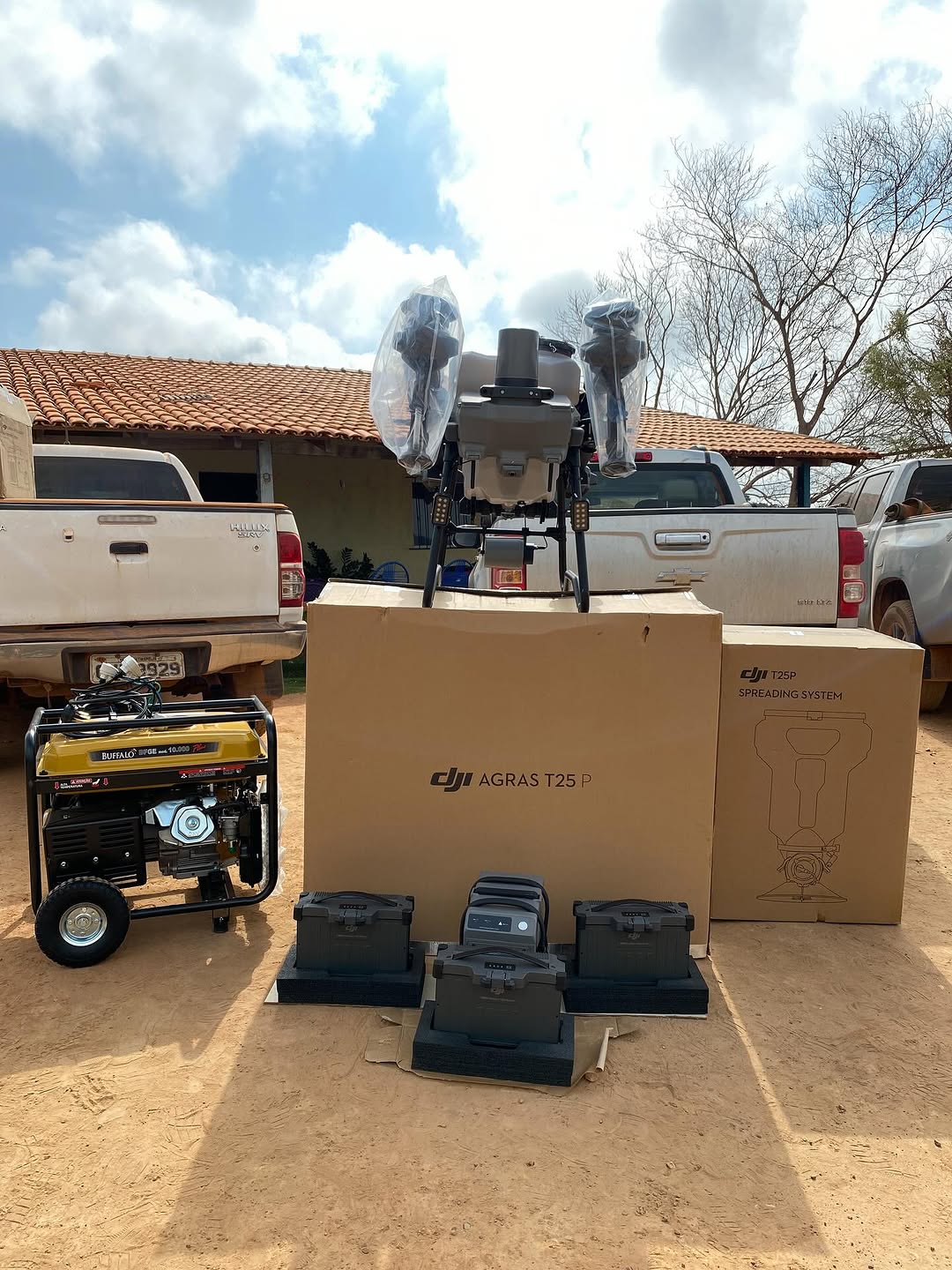 DJI Agras T25P Agricultural Sprayer