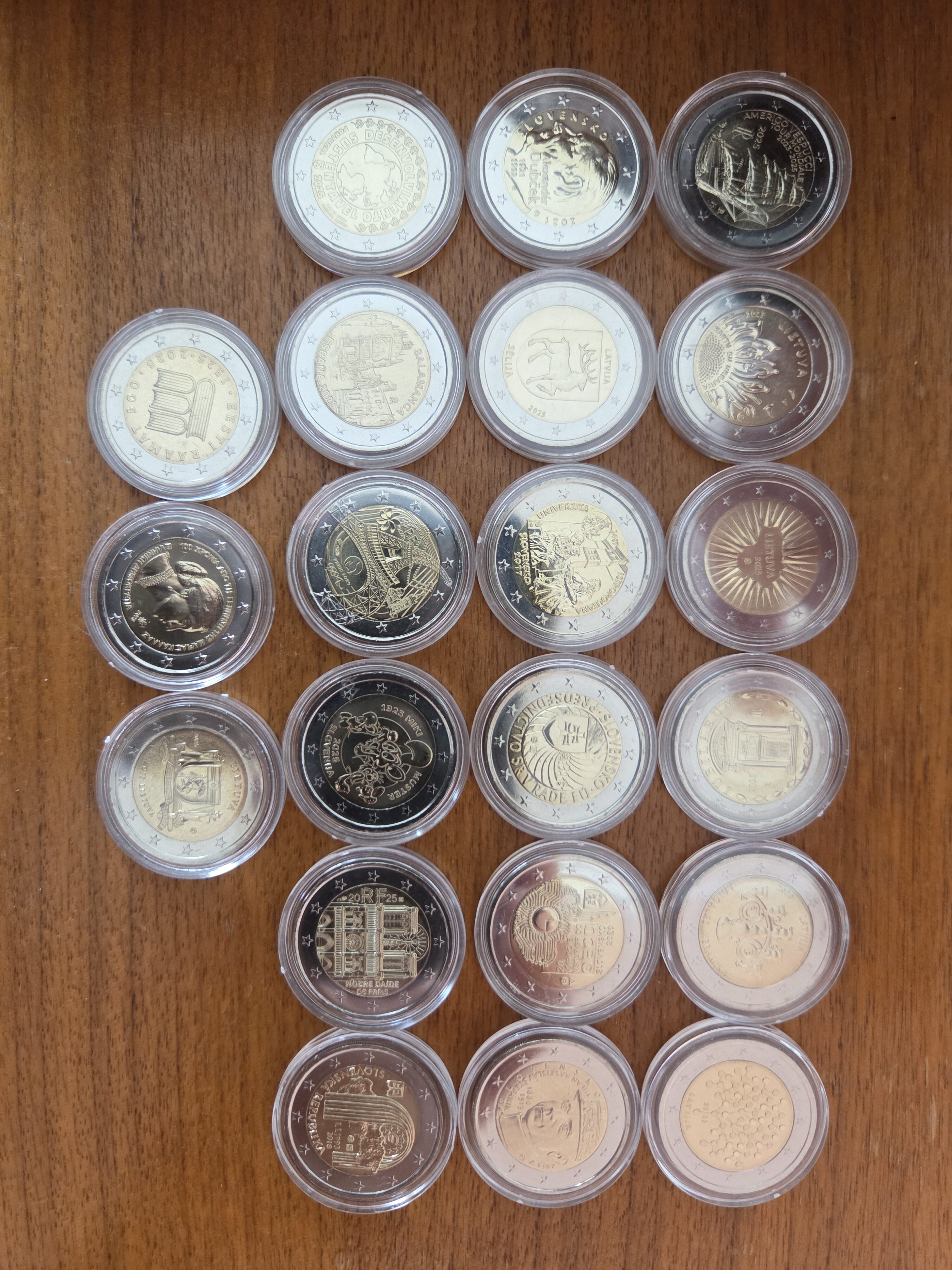 2-euro minnemynter (UNC)Kv0