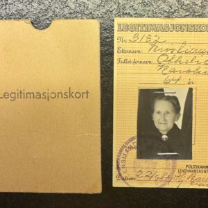 Legitimasjonskort fra 1941- med lokal tilknytning i Harstad