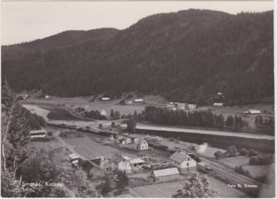 Singsås Kotsøy Stasjon Foto Eidsmo Ubrukt. Meget pent