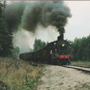 JK7 Damplokomotiv type 24b 236 med veterantog mellom Sysle og Snarum Stasjoner