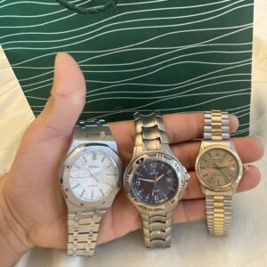 klokker selges samlet – Seiko Mod, Festina & Philip Watch – reparasjon/nytt batteri