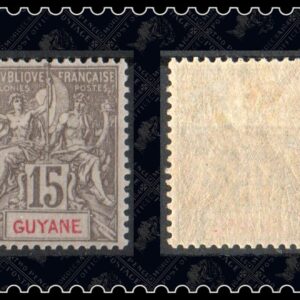Fransk Guyana 1900 15c