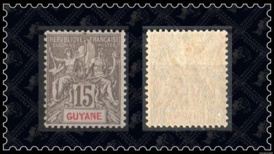 Fransk Guyana 1900 15c