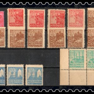 Mecklenburg-Vorpommern 1945~46 Lot