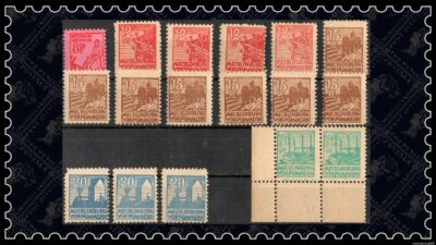 Mecklenburg-Vorpommern 1945~46 Lot