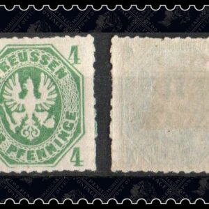 Prøyssen 1861~67 Riksvåpen 4pf