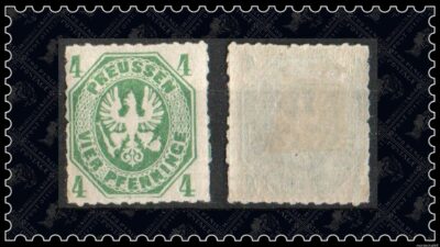 Prøyssen 1861~67 Riksvåpen 4pf