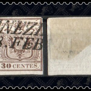 Lombardia-Venetia 1850~54 Riksvåpen 30c