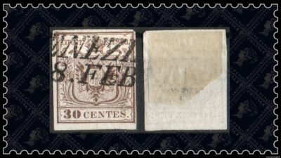 Lombardia-Venetia 1850~54 Riksvåpen 30c