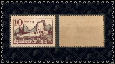 Regensburg 1930 Luftpost 10pf
