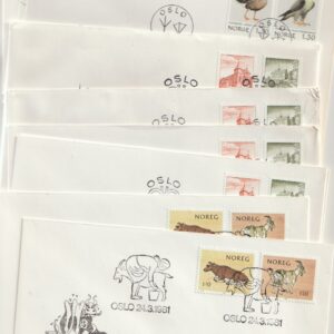 36 FDC fra 1981, en del like men ikke komplett.
