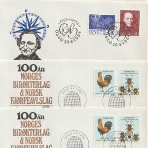4 stk. fra 1984 og 2 stk. fra 1994