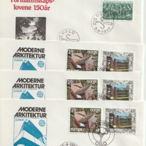 13 stk. FDC 1987 noen samme.