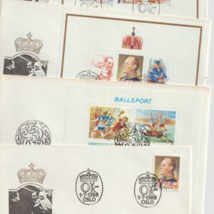 11 stk. fdc 1988