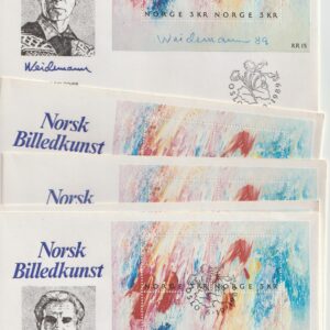 5 stk, fdc Weideman 1989.