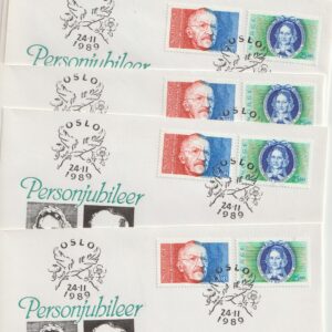 12 stk fdc 1989.