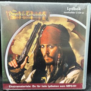 LYDBOK – «DISNEY, PIRATES OF THE CARIBBEAN, BLACK PEARLS FORBANNELSE» (UÅPNET OG NY I PLAST)