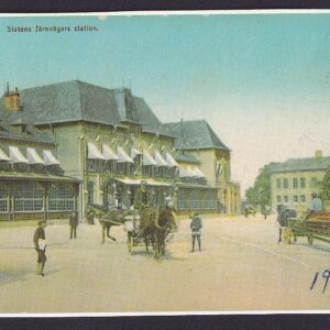Göteborg. StatensJärnvägars station - datert 1920 - ipg.