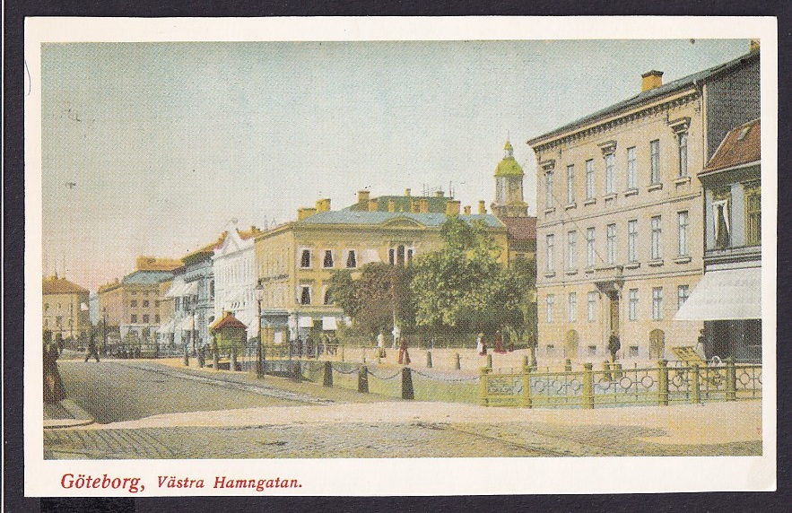 Göteborg, Västra Hamngatan (Carte Postale) – Ubrukt