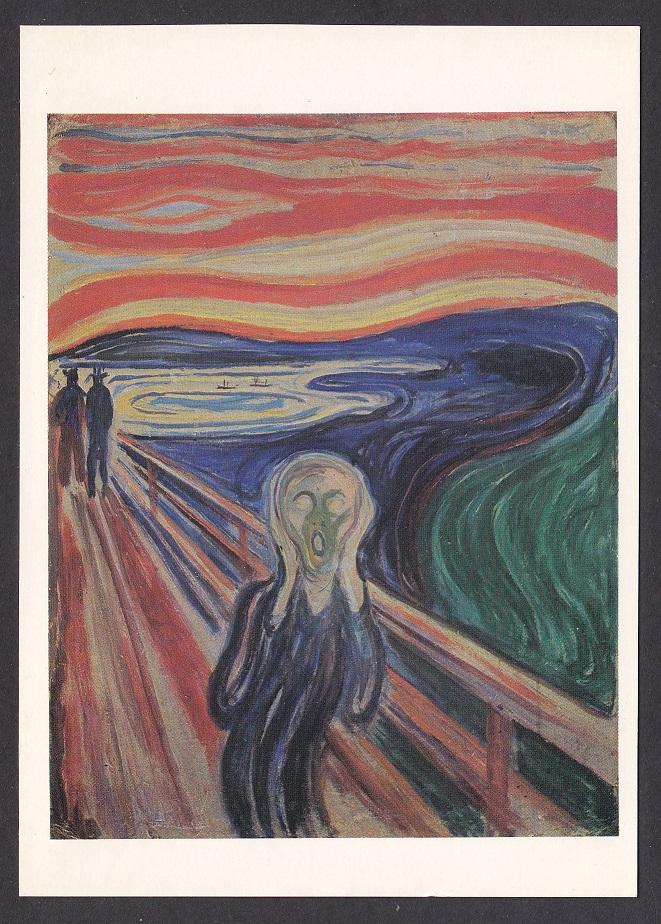 E. Munch: Skrik (R. Stenersen 52) – Ubrukt