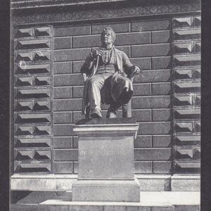 Köbenhavn. Oehlenschlägers Statue paa det kongelige Teater - Ubrukt