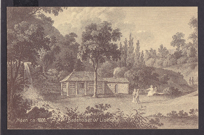 Møen ca. 1800. Vandfaldene ved Liselund (C. M. Nielsens Forlag 289) – Ubrukt