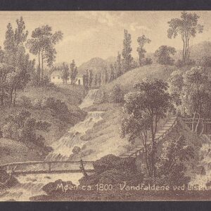 Møen ca. 1800. Vandfaldene ved Liselund (C. M. Nielsens Forlag 290) - Ubrukt