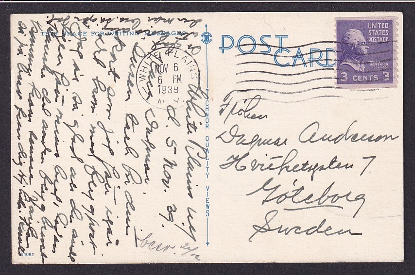 Moonlight from shore path. Bar Harbor, Maine (64082) – Pg. 1939