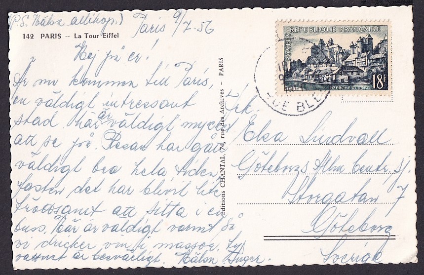 Paris – La Tour Eiffel (142) – Pg. 1956